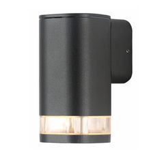 Απλικα επίτοιχη WALL LUMINAIRE για λάμπες GU10 230V AC σκούρο γκρι εξωτερικού χώρου στεγανή IP54