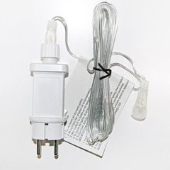 Τροφοδοτικό λευκό για MINILED RGB 230V/31V 12W με 8 ενσωματωμένα προγράμματα 5m