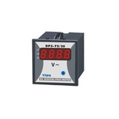 Βολτόμετρο 72x72mm 1Φ 0-500V AC DP3-72-U Τrue RMS