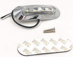 Φλας LED φανάρι αυτοκινήτου τρακτέρ τρέιλερ φορτηγά 12V 24V 4 LED Λευκό - 1444-thumb-1