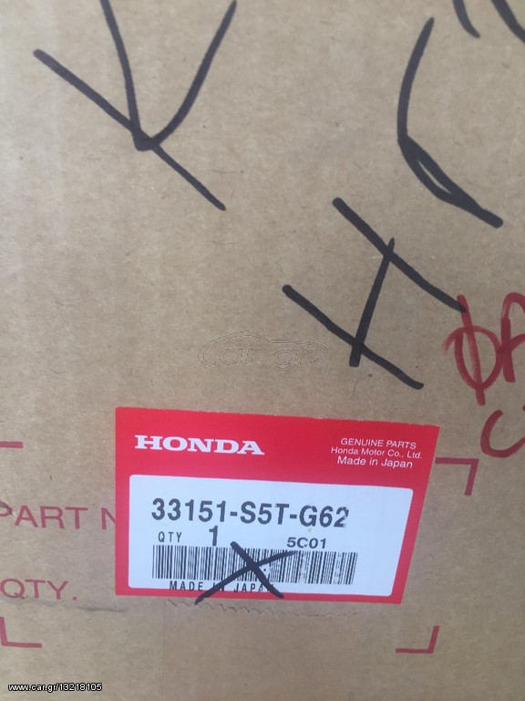 ΓΝΗΣΙΟ ΦΑΝΑΡΙ ΕΜΠΡΟΣ ΑΡΙΣΤΕΡΟ  HONDA CIVIC 3DR 2003-2006