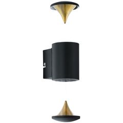 Απλίκα τοίχου δίφωτη εξωτερικού χώρου PENALVA 1 LED 2Χ3,7W θερμό λευκό φώς