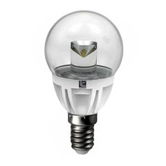 Λάμπα led G45 σφαιρική Ø45mm E14 3W 230V 3000k θερμό λευκό φως 230Lm με διάφανο κάλυμμα