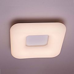 LED φωτιστικό οροφής τετράγωνο DESIGNER SERIES 80W με τηλεχειριστήριο 6600lm