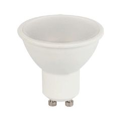Λάμπα led smd GU10 5W 230V 3000k θερμό λευκό φως δέσμης 105° 440 lumen Ø50mm