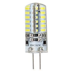 Λάμπα led G4 κύλινδρος σιλικόνης ισχύος 3W 12V AC/DC 3000Κ θερμό φως 210lumen γωνία θέασης 360°