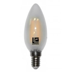 Διακοσμητική λάμπα led filament COG C35 Ε14 6W 230V 2800k θερμό λευκό φως ντιμαριζόμενη κεράκι ματ