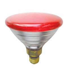 Λάμπα χοιροστασίου E27 ισχύος 175W 220-240V κόκκινο χρώμα διαμέτρου 120mm