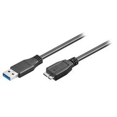 Καλώδιo Goobay 95734 USB 3.0 A αρσενικό σε USB micro B αρσενικό 0.5m