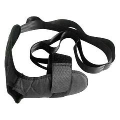 Ελαστικός ιμάντας για ασκήσεις Pilates/Yoga GYM-0022 110cm μαύρος
