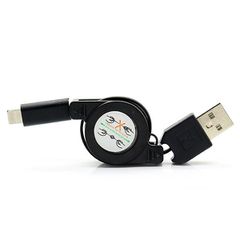 Καλώδιο POWERTECH CAB-U104 USB σε Lightning πτυσσόμενο 0.70m μαύρο