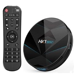 Δέκτης IPTV hk1 mini + rk3318 2g/16g +bt+dual wifi +clock display android 9.0