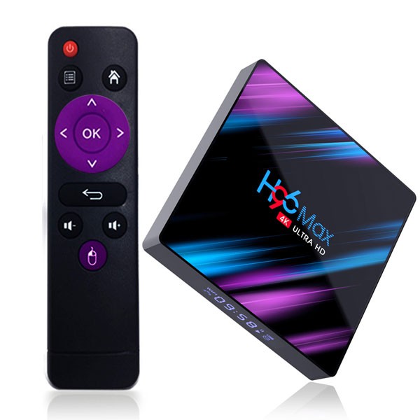 Δέκτης IPTV H96 MAX RK3318 2G 16G Android 9.0 version Quad-Core 64bit Cortex-A53