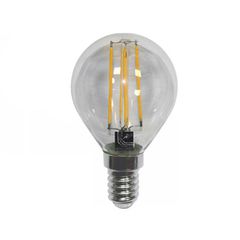 Λάμπα led cog σφαιρική διάφανη Ε14 ισχύος 6W 230V ντιμαριζόμενη 2800k θερμό λευκό φως 720lm