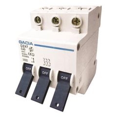 Ραγοδιακόπτης GACIA DZ47 ΔΕΗ C 3P 3x63A 400V IP20