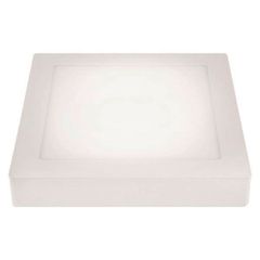 Led panel slim λευκό τετράγωνο επίτοιχο 12W ψυχρό λευκό φως 6500k 1080lm στεγανό IP44