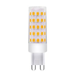 Λάμπα LED SMD G9 κεραμική 9W 230V θερμό φως 3000k 720lm δέσμης 300° 30000h