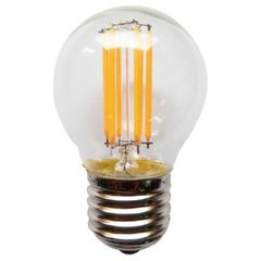 Λάμπα Led Filament σφαιρική E27 6W 230V AC ενδιάμεσο φως 4000k 560lm δέσμης 360° 30000h