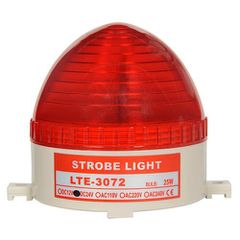 Φανός στατικός LED 10W 24VDC κόκκινος 103mm LTE5072