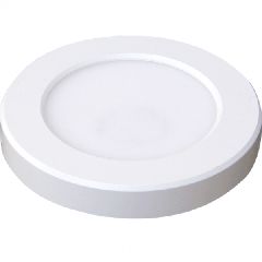 Led slim panel εξωτερικής τοποθέτησης στρόγγυλο Ø126 6W 230V 2700-4000-6500k 420lm δέσμης 110°