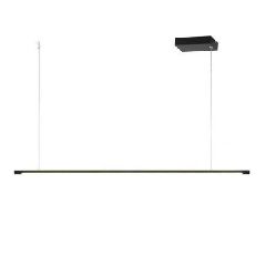 LED κρεμαστό φωτιστικό AVENUE 18W θερμό φως 3000k 920lm μαύρο αλουμινίου DIMMER αφής