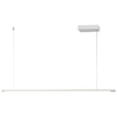 Κρεμαστό φωτιστικό AVENUE LED 18W θερμό φως 3000k 920lm λευκό αλουμινίου DIMMER αφής