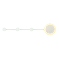 Φωτιστικό LED επίτοιχο VALENTINO 7W θερμό φως 3000k 560lm μεταλλικό λευκό 70x7x15cm