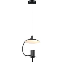 Φωτιστικό κρεμαστό PARACHUTE 1xGU10 μεταλλικό μαύρο D25x20xh100cm
