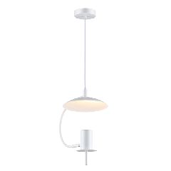 Φωτιστικό κρεμαστό PARACHUTE 1xGU10 μεταλλικό λευκό D25x20xh100cm
