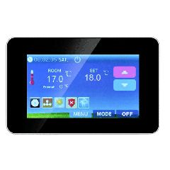 Θερμοστάτης χώρου ψηφιακός WIFI COLOR NAL ME80 110V-230V ΑC χωνευτός με πλήκτρα αφής