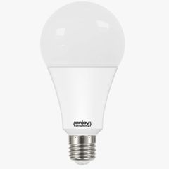 Λάμπα led A80 αχλάδι E27 22W 230V 6500k ψυχρό λευκό φως δέσμης 220° 3200lm enjoy simplicity 15000h