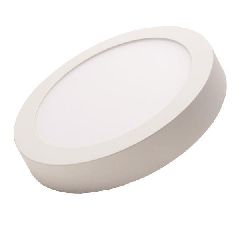 Led slim panel στρόγγυλο εξωτερικό Φ300 30W 230V ψυχρό φως 6500k 2700Lm δέσμης 120° 30000h