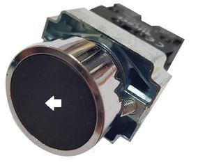 Μπουτόν LAY5 - BA3351 Φ22 3A 240V μαύρο μεταλλικό με ένδειξη