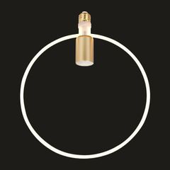 Λάμπα led soft filament κύκλος Ε27 12W 220-240V θερμό φως 2700k 1500lm δέσμης 360° dimmable frost
