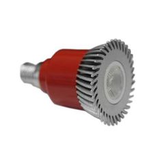 Λάμπα LED ισχύος E14 3W 230V δέσμης 30° 3000Κ θερμό φως αλουμινίου με 1 Led