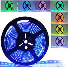 Ταινία Led 5m 14,4W 12V RGB (εναλλαγής χρωμάτων) μη στεγανή IP20 ιδανική για εσωτερική χρήση