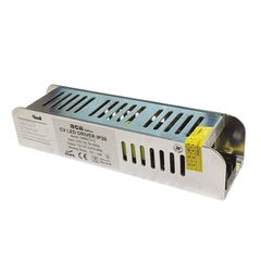 Τροφοδοτικό - led driver αλουμινίου 80W 230VAC στα 12VDC για ταινίες & λάμπες LED μη στεγανό IP20
