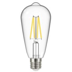 Λάμπα led Filament clear αβοκάντο ST64 E27 6.7W 230V 6500k ψυχρό λευκό φως 806lm δέσμης 320°