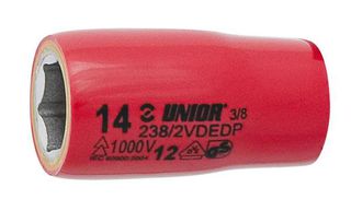 Καρυδάκια μονωμένα UNIOR 619164 3/8" 13 238/2VDEDP