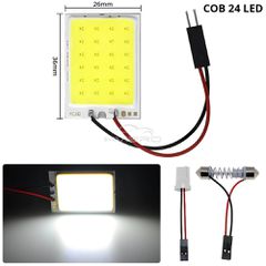 LED Πλακέτα Cob 24 με αντάπτορες white....SoundStreet....