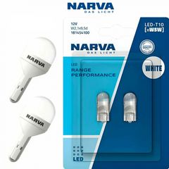 Narva Led T10 6000k 12V 360° περιμετρικός φωτισμός λευκό του πάγου....SoundStreet....
