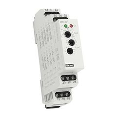 Χρονικό (TIMER) ράγας ELKO CRM-93H πολυλειτουργικό 12-240V AC/DC 1 module 8Α 10 λειτουργίες