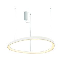 Φωτιστικό LED κρεμαστό HARMONY 36W θερμό φως 3000k 2700lm λευκό αλουμίνιο D42xH120cm IP20