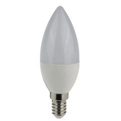 Λάμπα led E14 κεράκι 4W 230V 6500k ψυχρό λευκό φως 380lm C37 σε blister