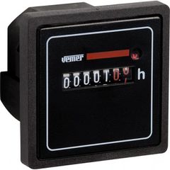 Ωρομετρητής πόρτας πίνακα VEMER HMS-400 400VAC ανάλυση 1/10h 55x55mm