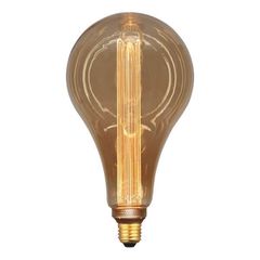 Λάμπα led filament αχλάδι P165 E27 3,5W 220-240V θερμό φως 2000k 120lm 360° gold glass dimmable