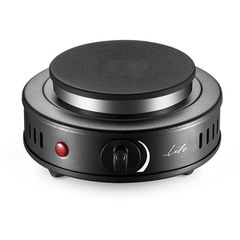 Επιτραπέζια ηλεκτρική εστία LIFE MATAKI Black 500W 220-240V με αντιολισθητικά ποδαράκια