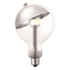 Λάμπα led "move me" globe G120 E27 5,5W 220-240V θερμό φως 2700k 220-240v με ασημί περίβλημα