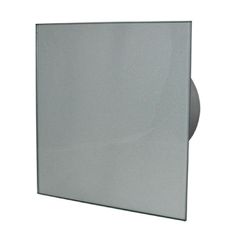 Εξαεριστήρας μπάνιου Φ100mm 13W 105m³/h 29dB MMP με γυάλινη επίπεδη πρόσοψη γραφίτης ματ