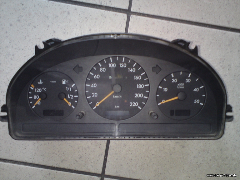 Όργανα ταμπλό ML 270 CDI 163 πλαίσιο.